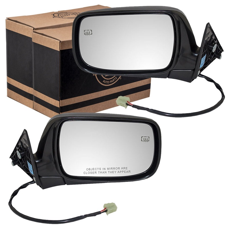 Brock Replacement Driver and Passenger Power Side View Mirror Heated Ready-to-Paint Compatible with 00-04 Outback 03-06 Baja 91031AE99ANN 91031AE98ANN