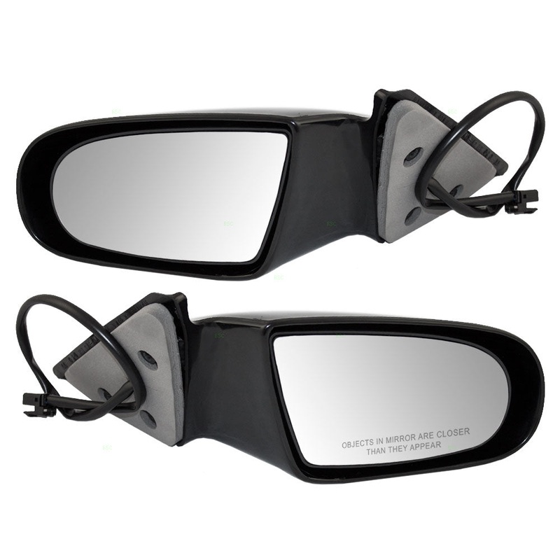 Brock Replacement Driver and Passenger Set Power Side Door Mirrors Compatible with 1995-2001 Lumina 10250889 10250888