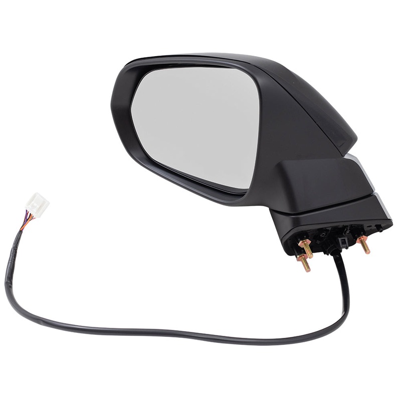 Brock Replacement Driver Power Heated Signal Manual Folding Side View Mirror Compatible with 2016-2019 RX350 879400E230C0 87940-0E230-C0