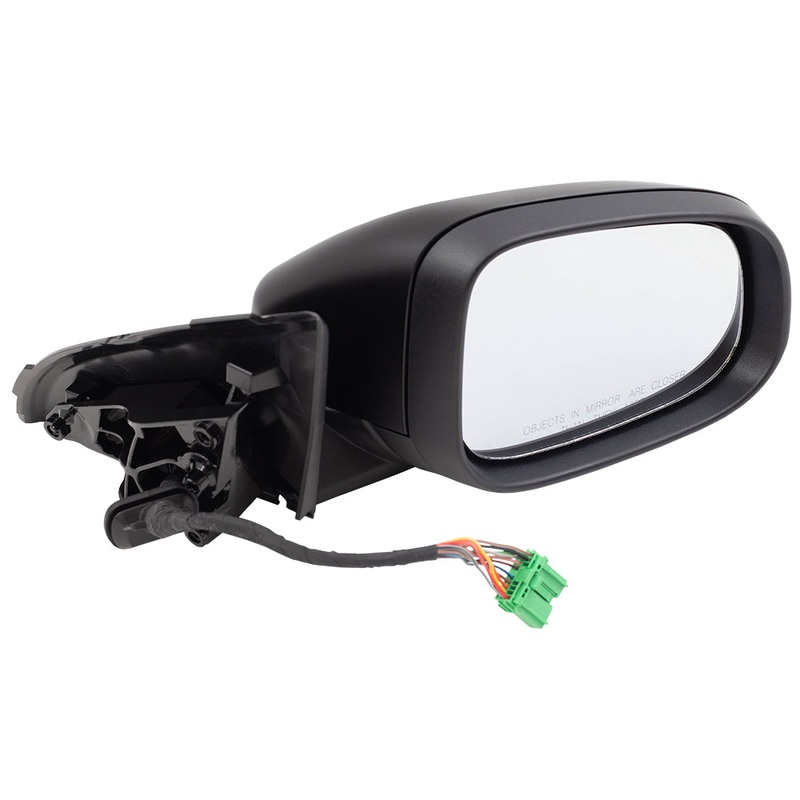 Brock Replacement Passenger Power Folding Mirror Heated with Signal Memory Puddle Lamp Compatible with 2011 2012 2013 2014 2015 2016 2017 2018 S60