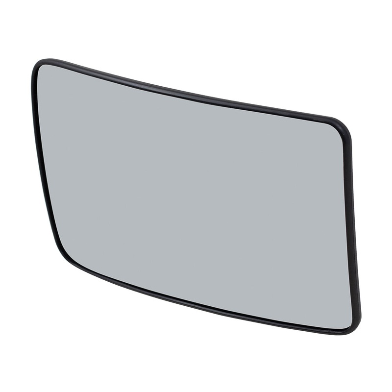 Brock Replacement Passenger Power Tow Mirror Glass with Base Heated Compatible with 09-12 Super Duty Pickup