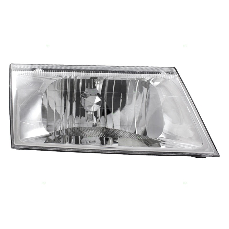 Brock Replacement Passengers Headlight Headlamp Compatible with 2003-2004 Grand Marquis 3W3Z 13008 EA
