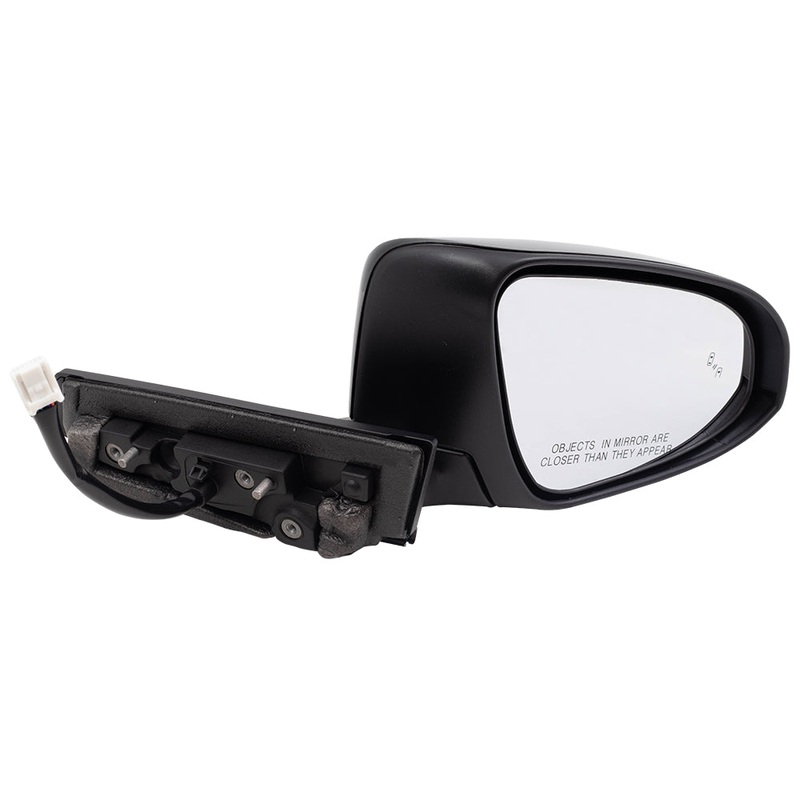 Brock Replacement Passengers Power Folding Heated Signal Blind Spot Detection Side View Mirror Compatible with 2018 C-HR 87910-F4060 87915-0F911 87910F4060 879150F911