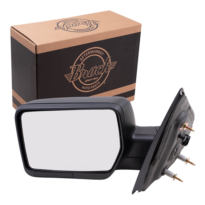 Drivers Power Side View Mirror Textured Replacement for 2004-2008 F150 Pickup Truck 8L3Z17683EA