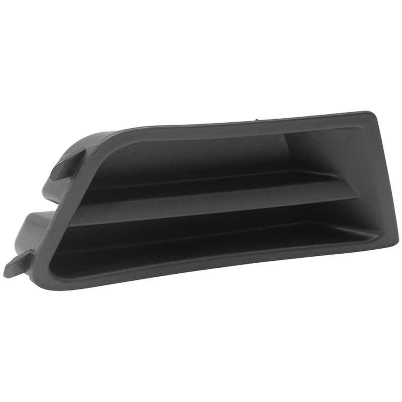 Brock Replacement Passengers Front Bumper Fog Light Cover Insert Compatible with 10-12 Mustang WITHOUT fog lamps FO1039137 AR3Z17E810AA