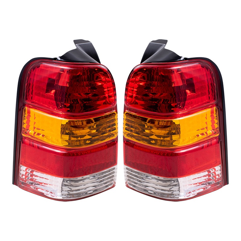 Brock Replacement Driver and Passenger Taillights Tail Lamps Compatible with 2001-2007 Escape 6L8Z13405DA 6L8Z13404DA