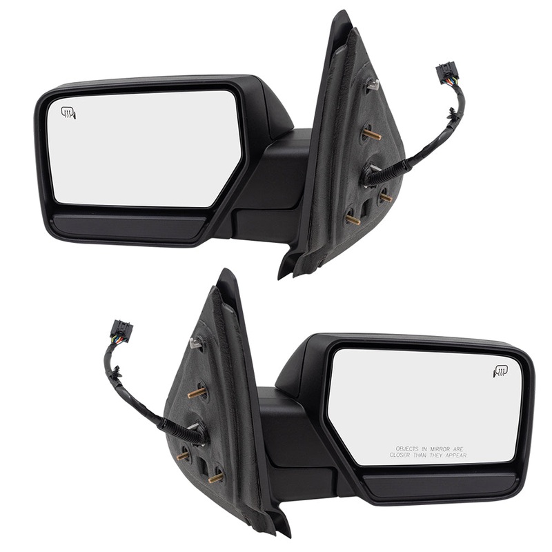 Pair Power Mirrors Heated Puddle Lamp Replacement for 07-10 Expedition