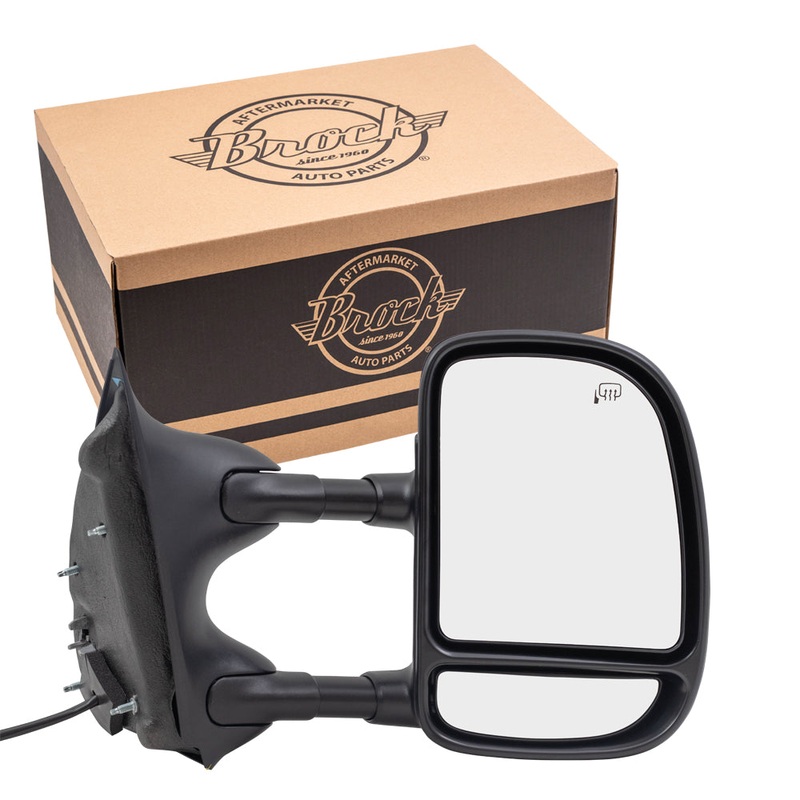 Power Mirror fits Ford Super Duty Pickup Excursion Passenger Telescopic Tow Heat