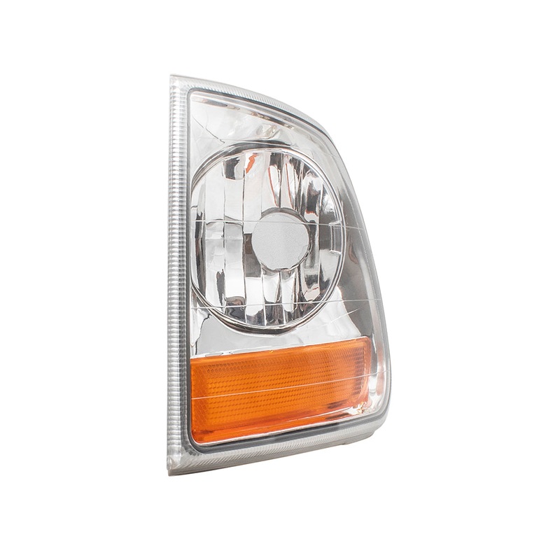 Brock Replacement Drivers Park Signal Corner Marker Light Lamp Compatible with 2001-2004 F150 Lightning Pickup Truck 1L3Z 13201 BA