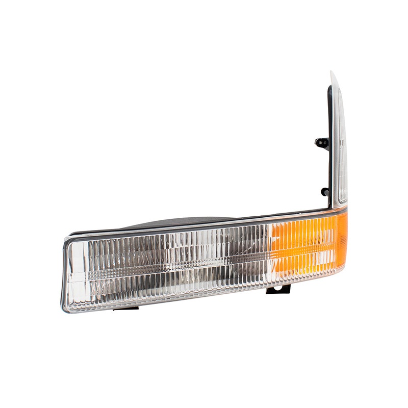 Brock Replacement Drivers Park Signal Front Marker Light with Clear Lens Compatible with 1999-2004 F250 F350 Super Duty Pickup Truck 2C3Z13201AA