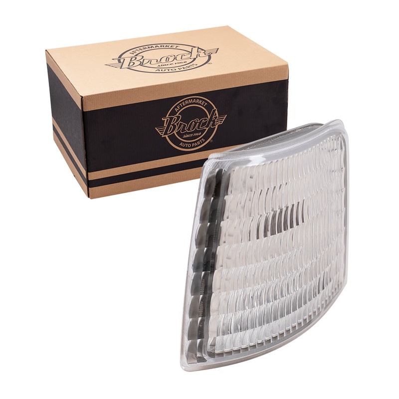Brock Replacement Drivers Signal Side Marker Light Lamp Unit Compatible with 1992-1996 F150 Pickup F2TZ15A201D F2TZ15A201C