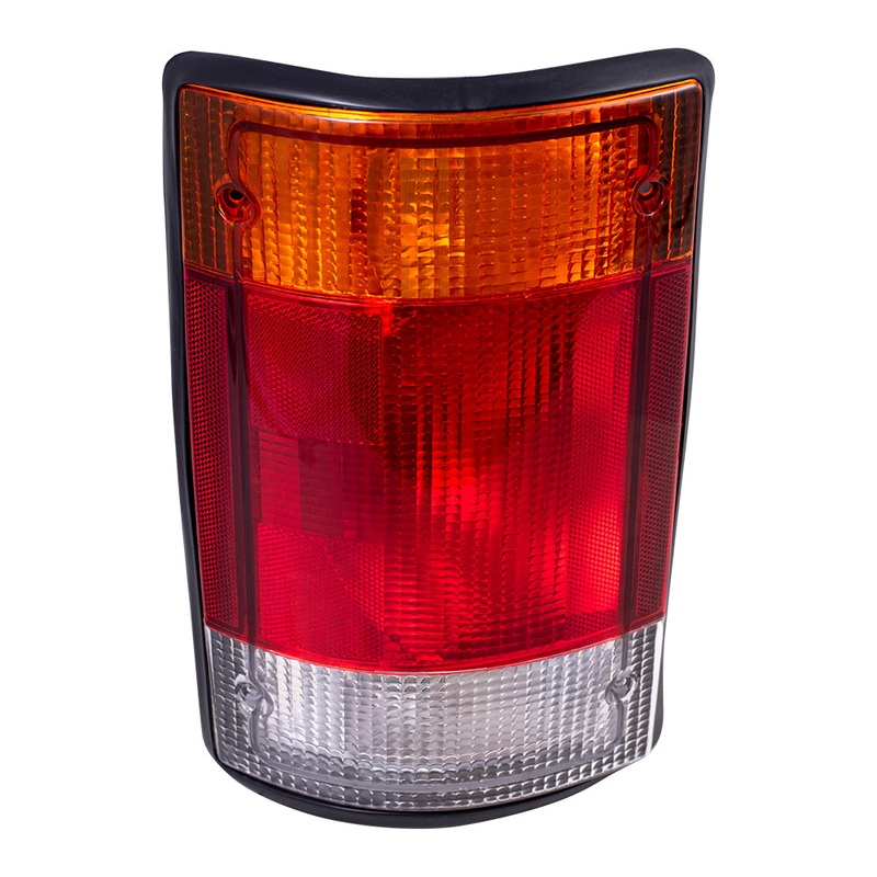 Brock Replacement Drivers Taillight Tail Lamp Compatible with 1992-1994 E150 E250 E350 Econoline Van F2UZ 13405 A