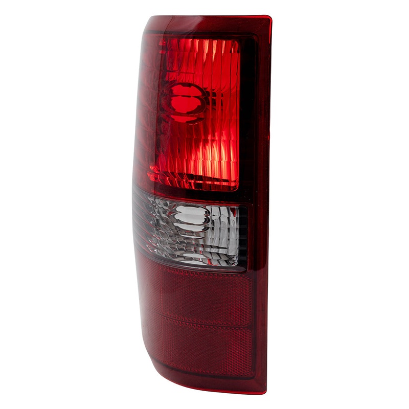 Brock Replacement Drivers Taillight with Smoked Lens Compatible with 2004-2008 F150 Styleside Pickup Truck 6L3Z13405AA