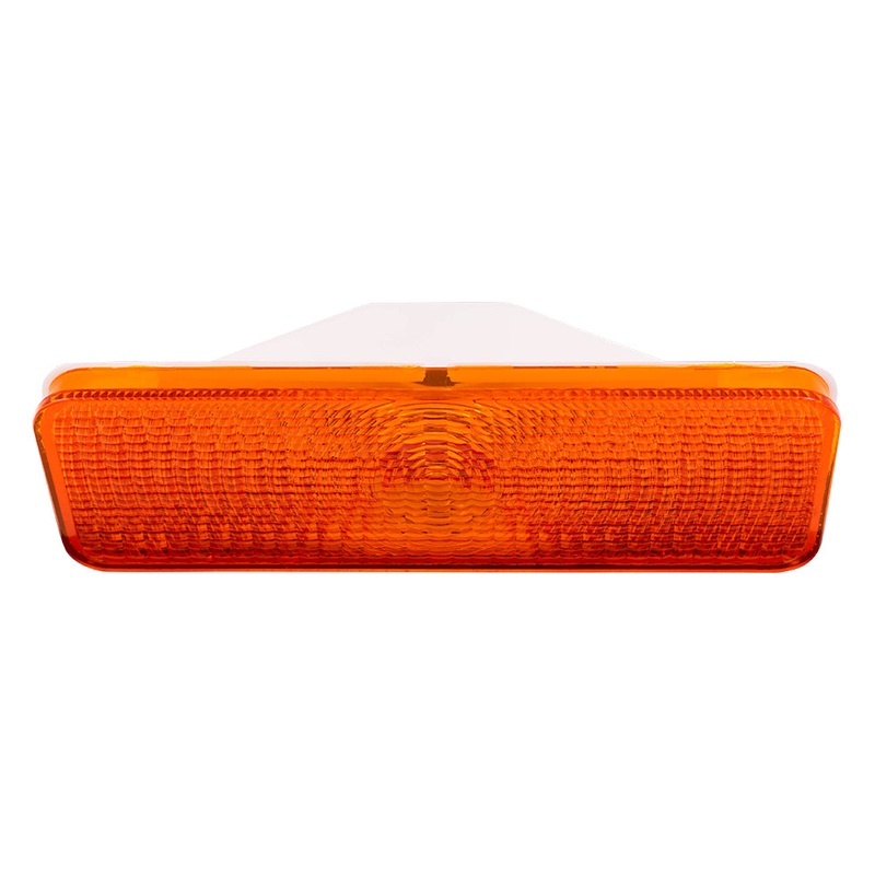 Brock Replacement Park Parking Light Turn Signal Marker Lamp Lens Compatible with 1981-1986 F100 F150 F250 F350 Pickup Truck Bronco