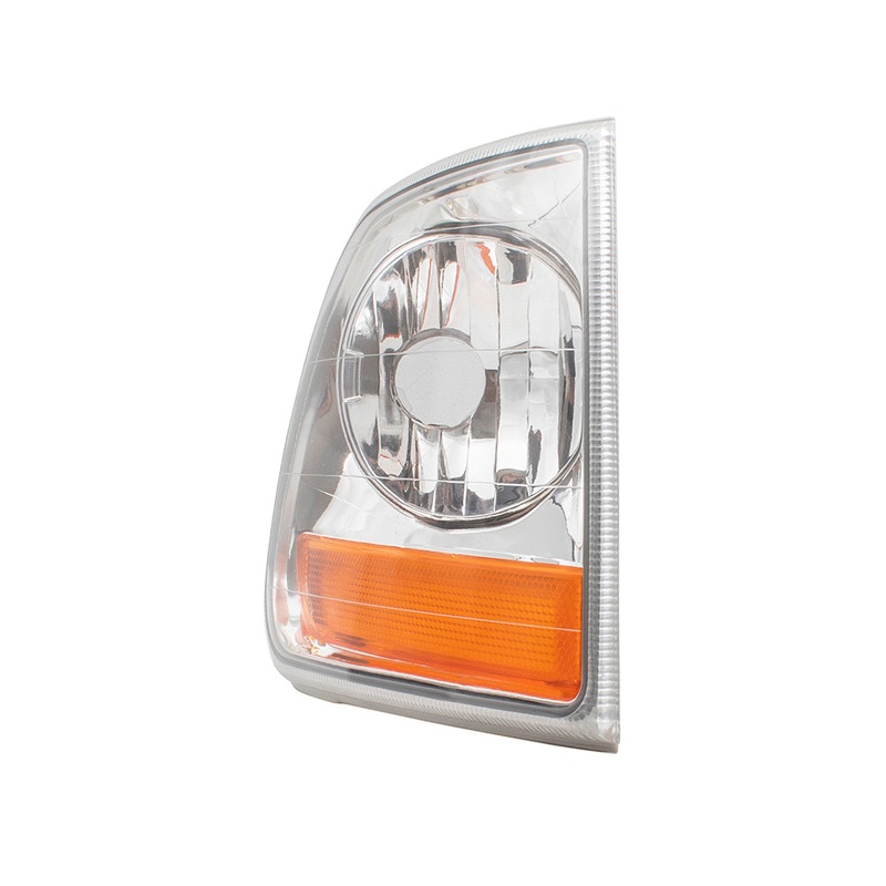 Brock Replacement Passengers Park Signal Corner Marker Light Lamp Compatible with 2001-2004 F150 Lightning Pickup Truck 3L3Z 13200 BA