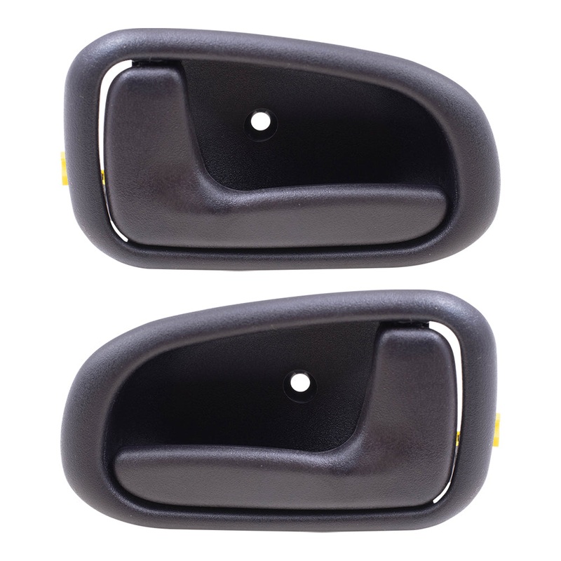 Brock Replacement Driver and Passenger Inside Inner Brown Door Handles Compatible with 93-97 Corolla Prizm 692061213004 692051213004