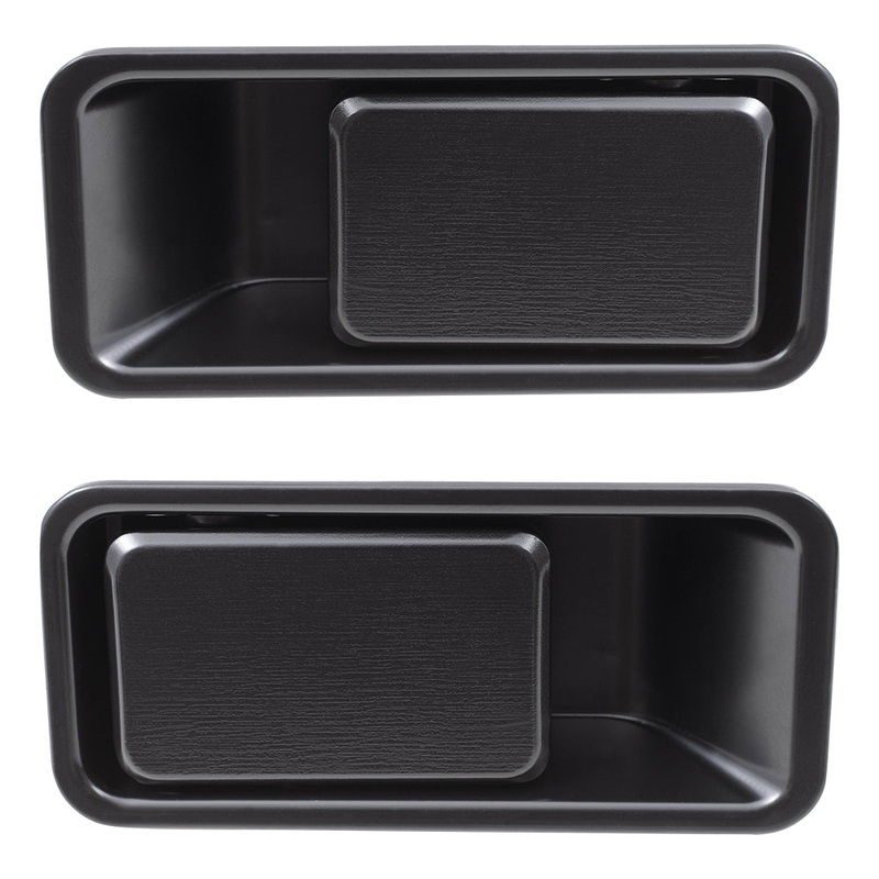 Brock Replacement Driver and Passenger Outside Outer Door Handle Compatible with SUV 55176549AB 55176548AB