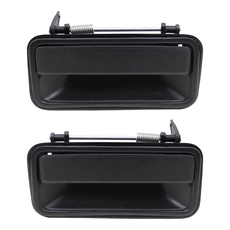 Brock Replacement Driver and Passenger Rear Outside Outer Door Handles Compatible with Pickup Truck SUV 15742233 15742234