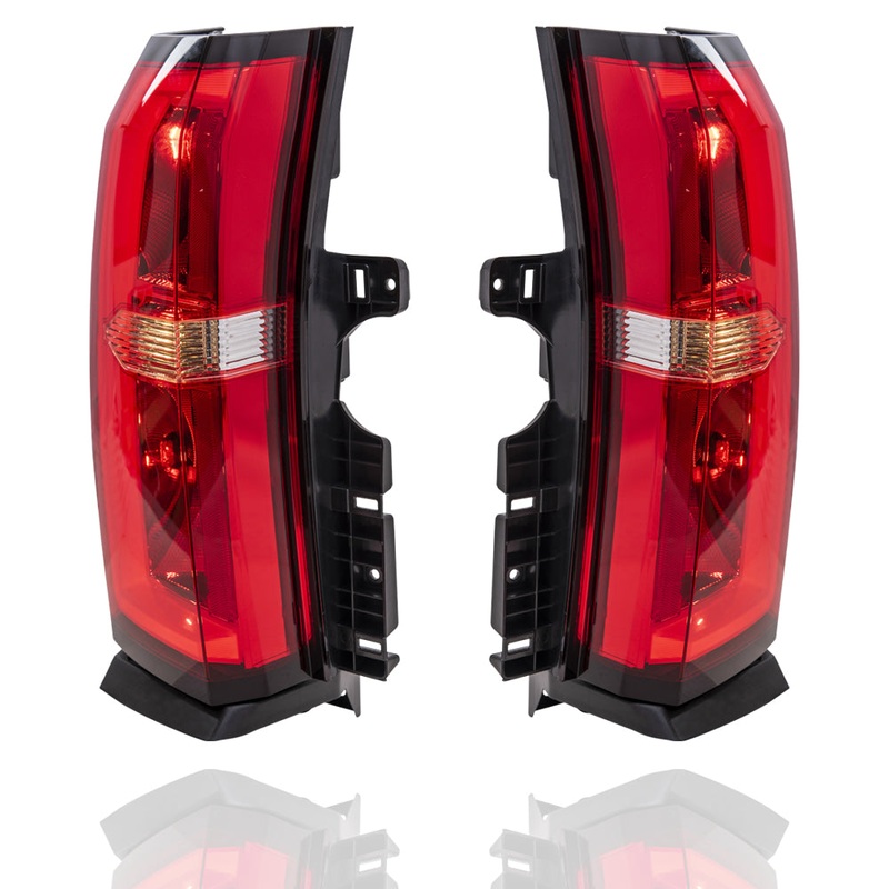 2015-2020 Chevrolet Tahoe Combination Tail Light Assembly Set Simple Design LH+RH 2015-2020 Chevrolet Suburban