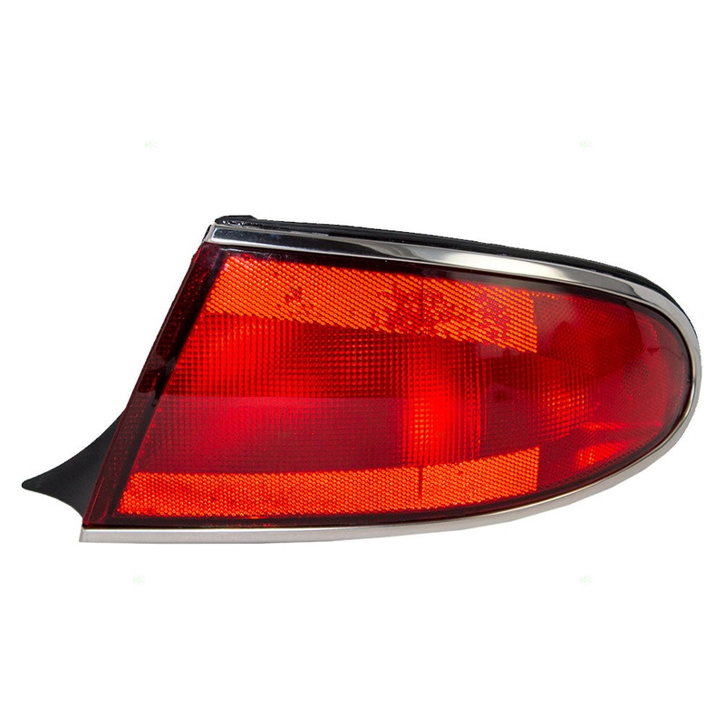 Brock Replacement Passenger Tail Light Quarter Panel Mounted Taillamp Compatible with 1997-2005 Century 19149890