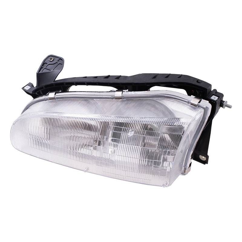 Brock Drivers Side Headlight Headlamp Lens Housing Assembly for 1993-1997 Geo Prizm