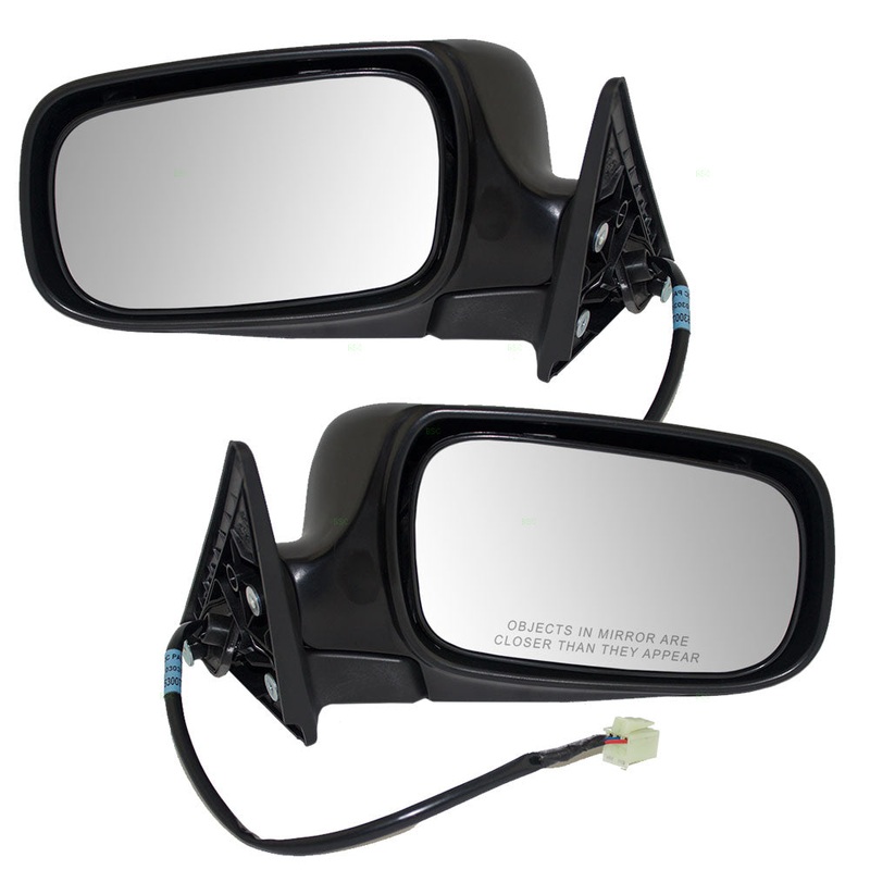 Brock Replacement Driver and Passenger Power Side View Mirror Compatible with 2004-2008 Forester SUV 91031SA571 91031SA561
