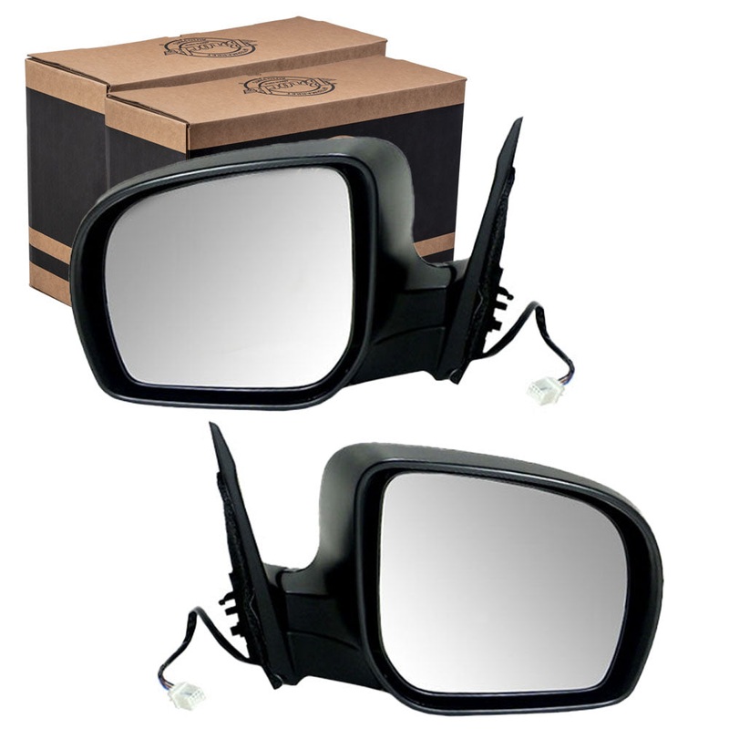 Brock Replacement Driver and Passenger Power Side View Mirror Compatible with Forester 91029SC050 91029SC040