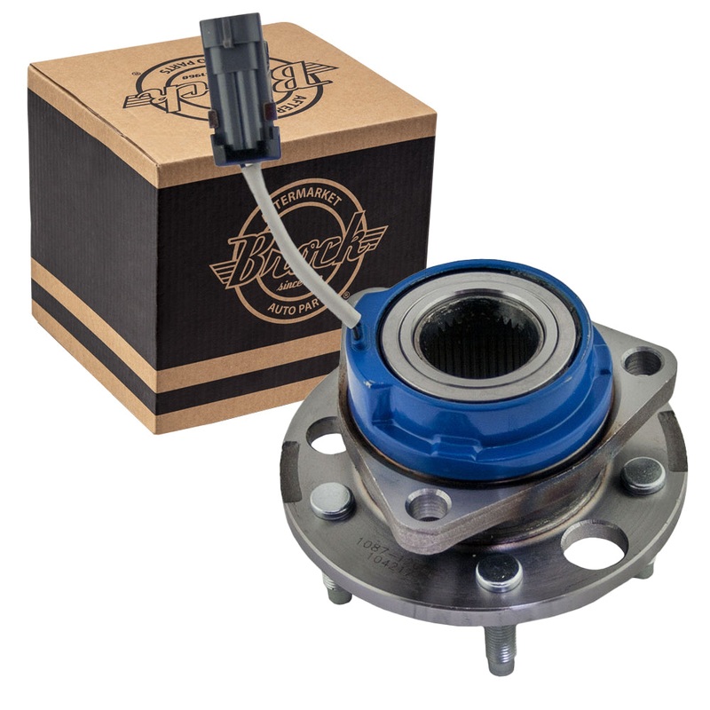 Brock Replacement Front Hub and Wheel Bearing Assembly Compatible with 1992-1999 LeSabre Eighty-Eight Bonneville with ABS Sensor 4.5″ Bolt Circle