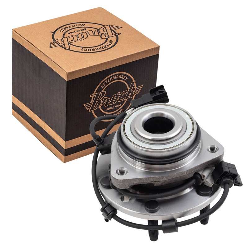 Brock Replacement Front Hub and Wheel Bearing Assembly Compatible with 2002-2009 Trailblazer Envoy