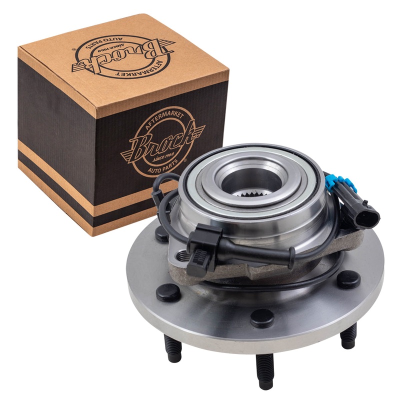 Brock Replacement Front Hub and Wheel Bearing Assembly Compatible with 2006 2007 2008 H3 15874836