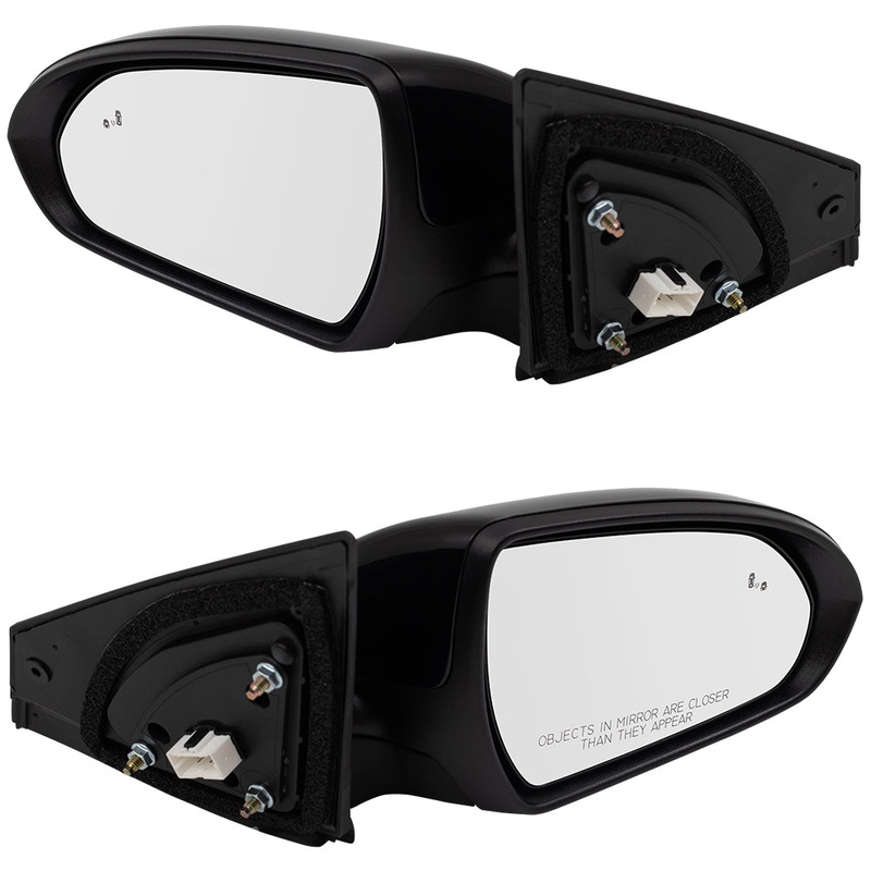 Pair Mirrors for 17-18 Hyundai Elantra Power Signal Heated Blind Spot Detection