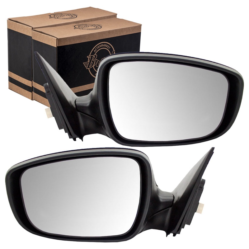 Brock Replacement Driver and Passenger Power Side View Mirrors OEM Substitute 11-13 Elantra Sedan Replaces 87610-3Y100 87620-3Y100 HY1320179 HY1321179