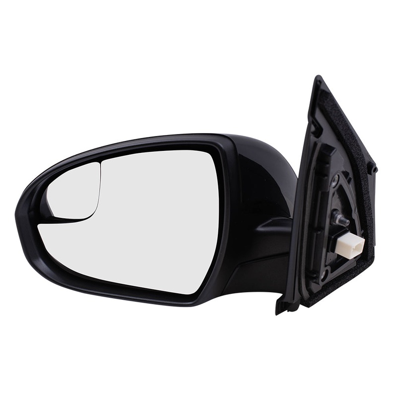 Brock Replacement Driver Power Side Mirror Heated Signal Compatible with 2016-2018 Tucson