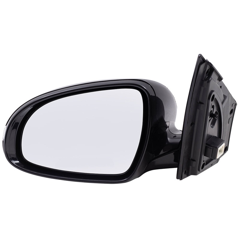 Brock Replacement Drivers Power Folding Side View Mirror Heated Signal Compatible with 17-19 Sportage replaces 87610D9660 KI1320198