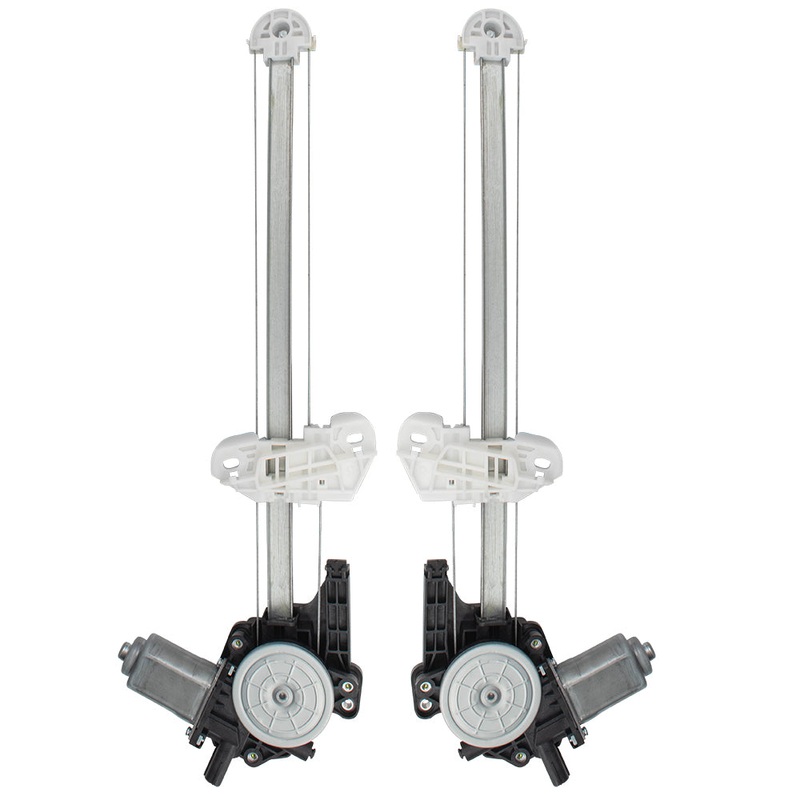 Brock Replacement Pair Set Rear Power Window Regulators with Motors Assemblies Compatible with 12-16 CR-V 72750T0AA01 72710T0AA01 751-759 751-760 HO1550121 HO1551121