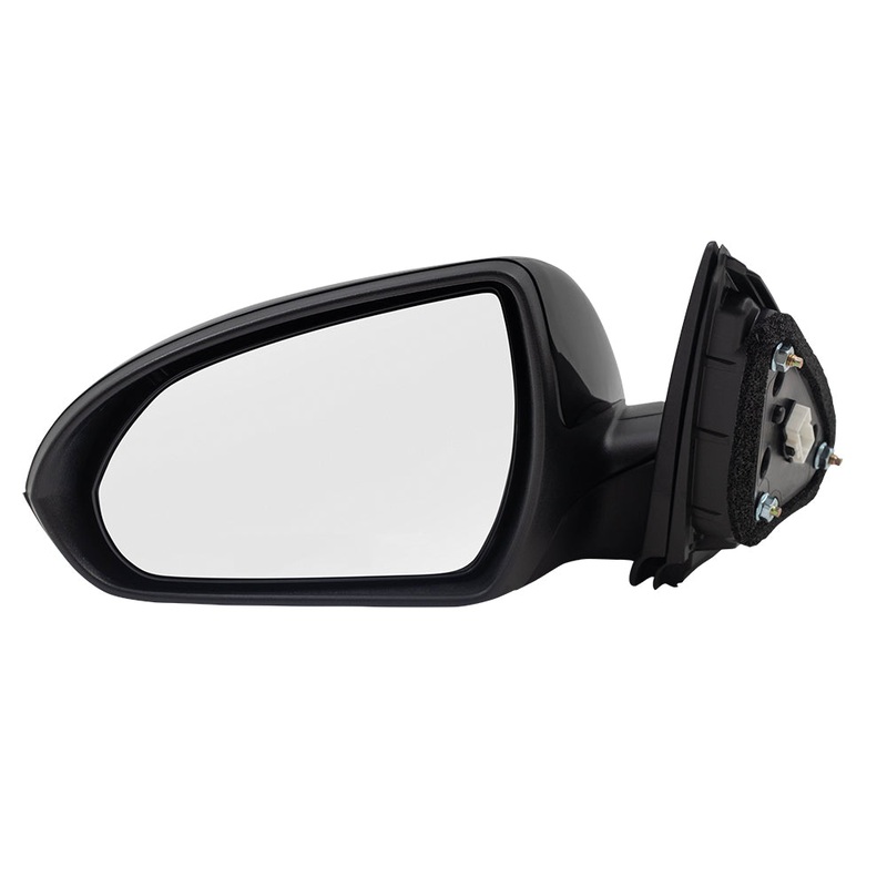 Brock Replacement Power Mirror Compatible with 2018 Elantra GT Drivers Side View Heated Spotter Glass 87610G3260 87610-G3260
