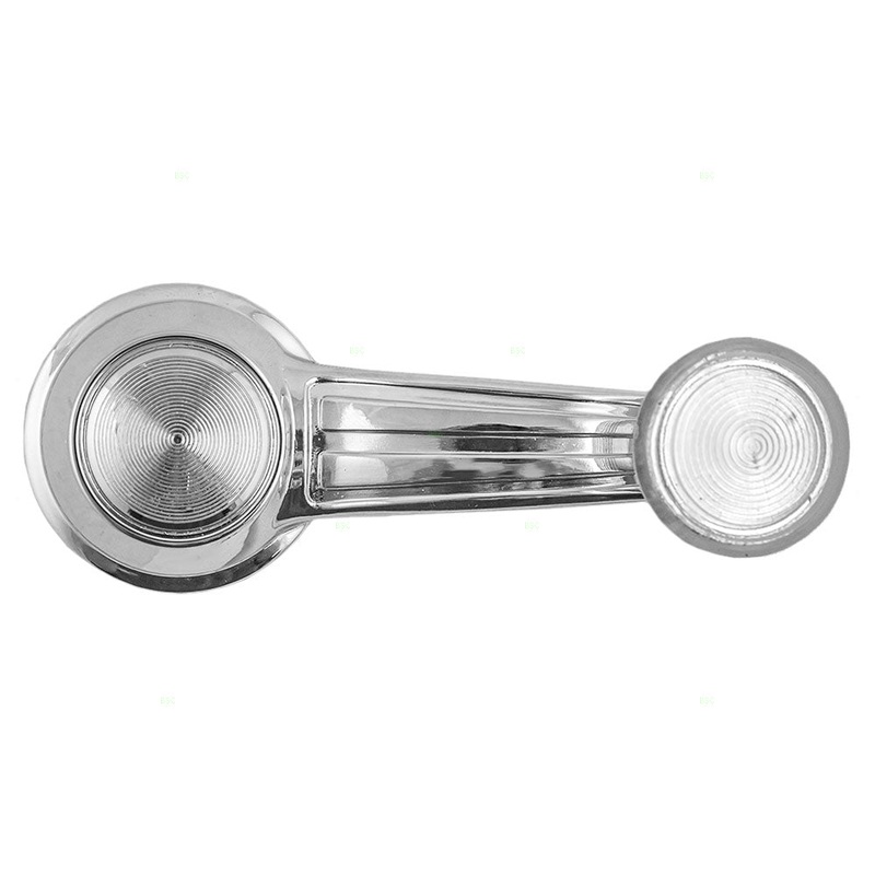 GM Pickup Truck SUV Van Manual Window Crank Handle Chrome w/ Clear Knob