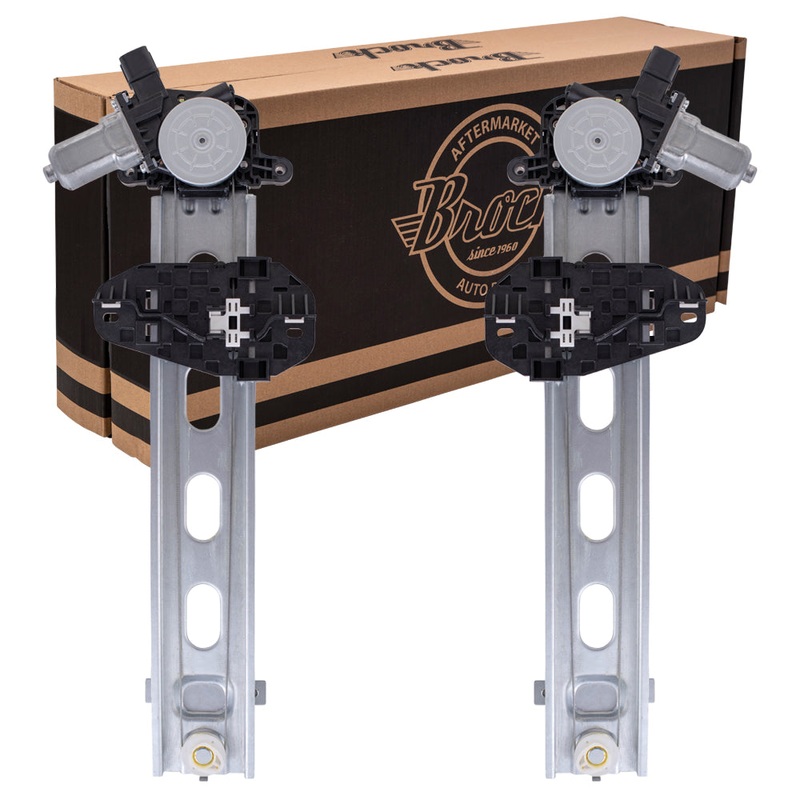 Brock Replacement Driver and Passenger Front Power Window Lift Regulators & Motors Assemblies Compatible with 06-11 Civic 72250-SVA-A02 72210-SVA-A02