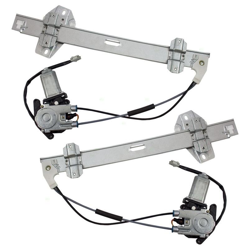 Brock Replacement Driver and Passenger Front Power Window Lift Regulators & Motors Assemblies Compatible with 97-99 CL 2.3L 3.0L 72250-SY8-A03 72210-SY8-A03