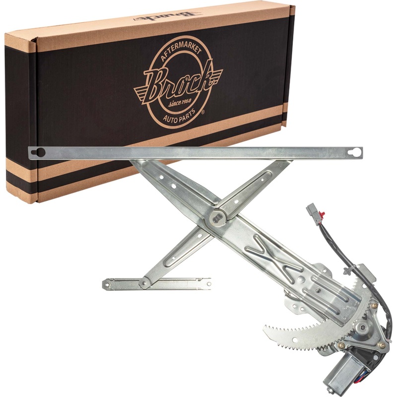 Brock Replacement Drivers Front Power Window Lift Regulator with Motor Assembly Compatible with 98-02 Accord 72251S82A01