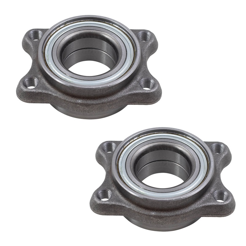 Brock Replacement Pair Front Wheel Bearings Compatible with 02-09 A4