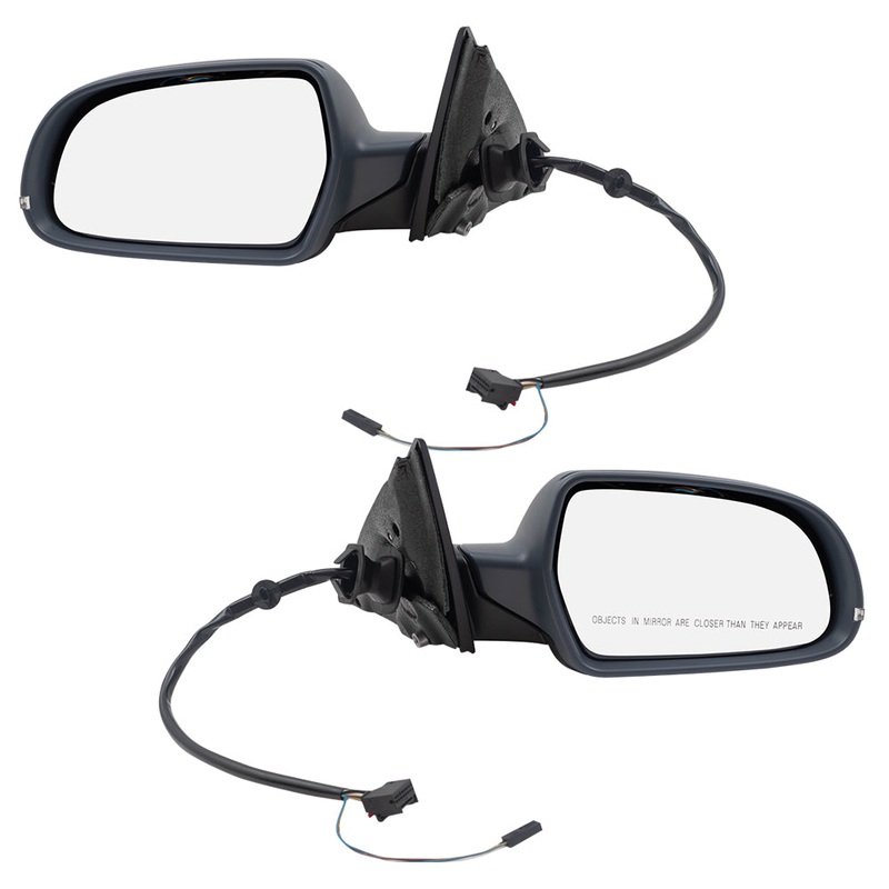 Brock Replacement Pair Power Mirrors Compatible with 2010-2016 A4 S4 Driver and Passenger Set Heated Signal Memory 8K1857409AJ01C 8K1857410AJ01C