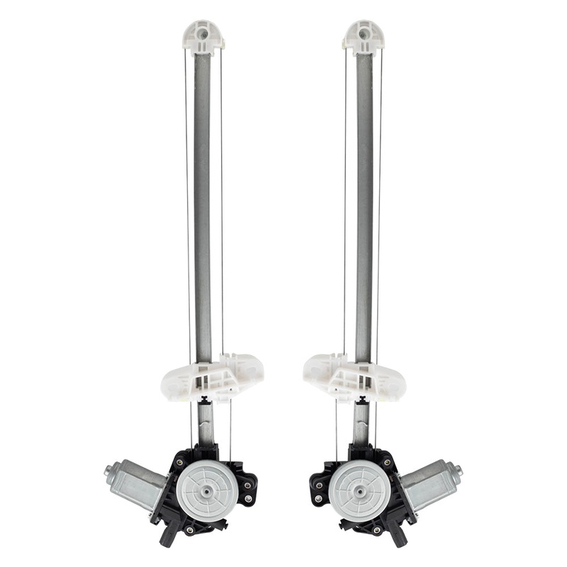 Brock Replacement Pair Rear Power Window Regulators wiith Motors Compatible with 13-18 RDX