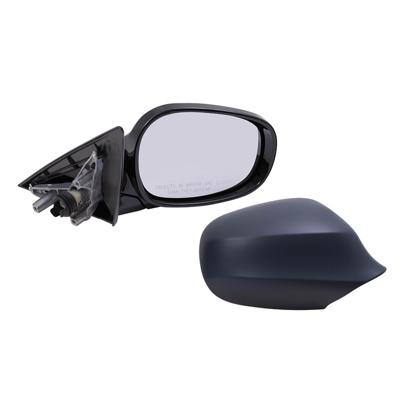 Brock Replacement Passenger Power Folding Side Door Mirror Clear Glass Heated Memory Reverse Tilt Shadow Line Compatible with 2009-2012 3 Series 328i 328xi E91 Wagon
