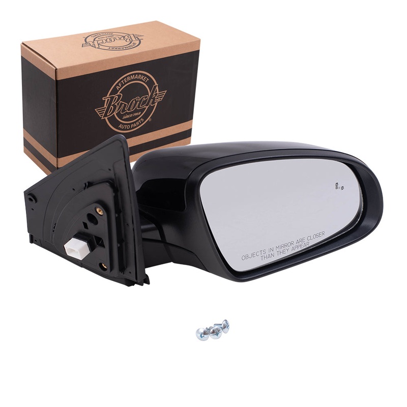 Brock Replacement Passenger Power Side Door Mirror Heated with Signal Blind Spot Detection Compatible with 2018-2021 Kona 2019-2021 Kona Electric