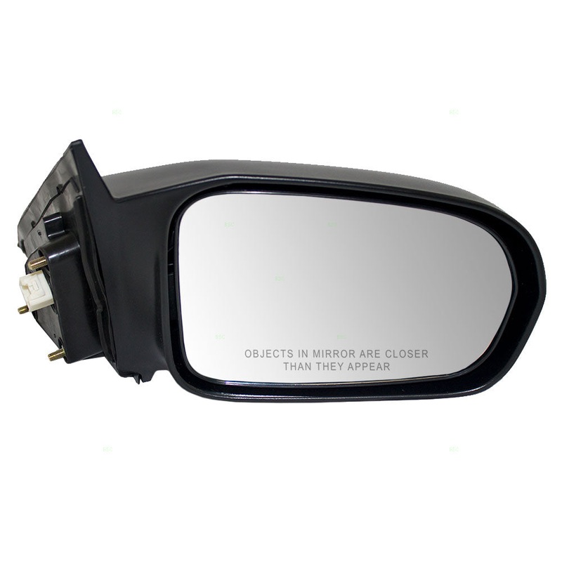 Brock Replacement Passengers Power Side View Mirror Ready-to-Paint Compatible with 2001-2005 Civic Coupe 76200S5PA11