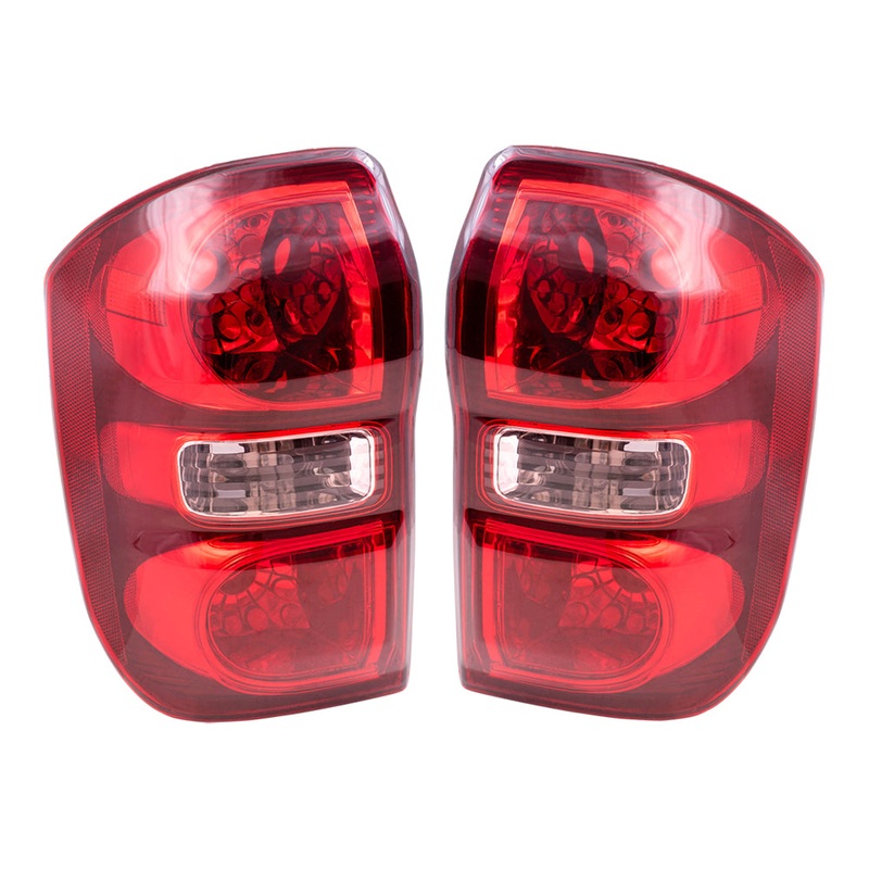 Brock Replacement Driver and Passenger Taillights Tail Lamps Compatible with 04-05 SUV 81561-42080 81551-42080