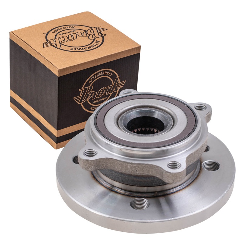 Brock Replacement Front Hub with Wheel Bearing Assembly Compatible with 2007-2013 Cooper Cooper S Hatchback R56