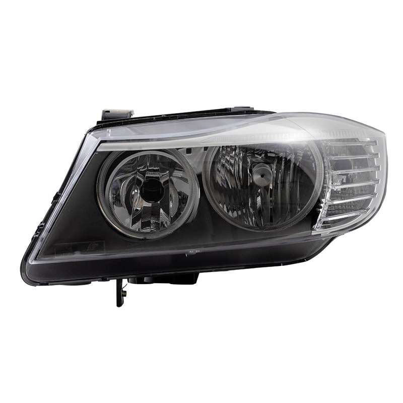 Brock Replacement Headlight Drivers Halogen Headlamp Assembly Compatible with 2009-2011 3 Series E90 63117202577 63 11 7 202 577