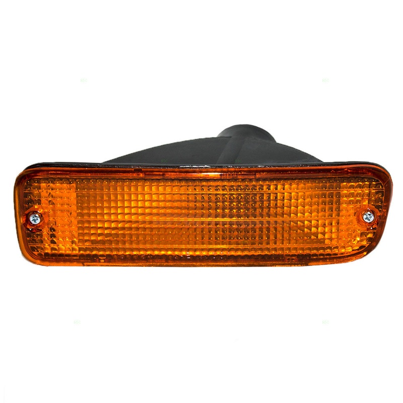 Brock Replacement Drivers Park Signal Front Marker Light Compatible with 1995-1997 Tacoma Pickup Truck w/ 2-Wheel Drive Bumper Mounted built through 05/97 81520-35100